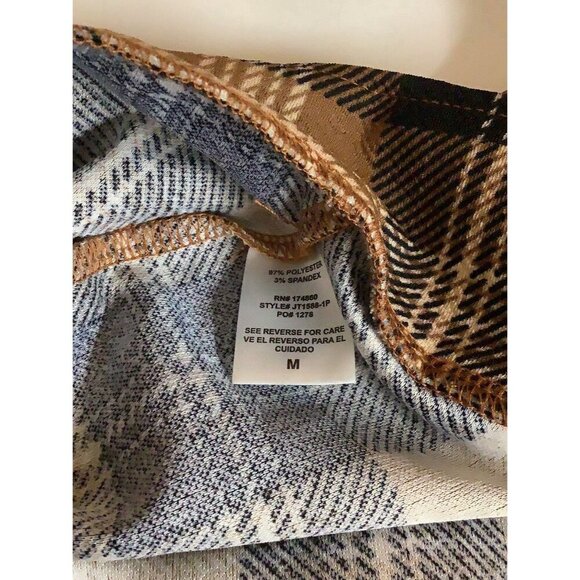 Love Maven Size Large Brown Plaid Blazer. New With Tags - Picture 4 of 5